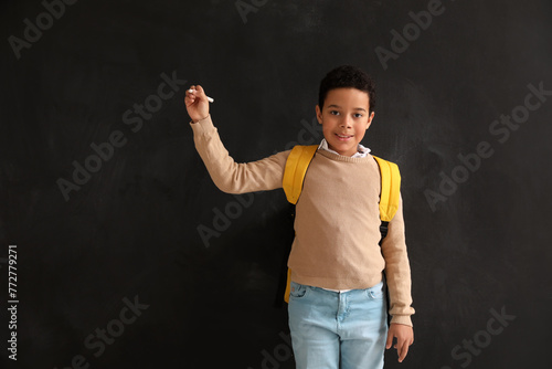 Little African-American boy...