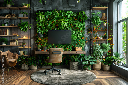 Green Workspace: Sustainable Living in a Home Office