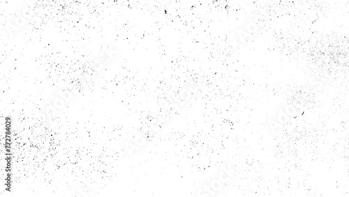 Dust particles on the white background, can use as overlay texture. Grunge Black and White Distress Texture .Wall Background .Vector Illustration