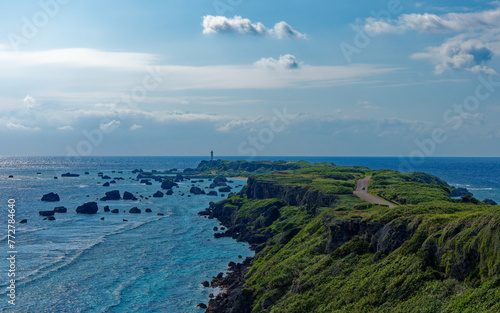 ドローンで空撮した宮古島東平安名崎の絶景