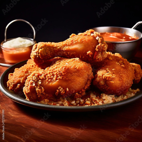 wings-wings with sauce © nomi_creative