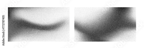 Grain noise pattern background. Black dot gradient vector effect. Grainy stipple grunge spray texture. Modern distress halftone overlay. Monochrome diffuse print with random scatter spot art design