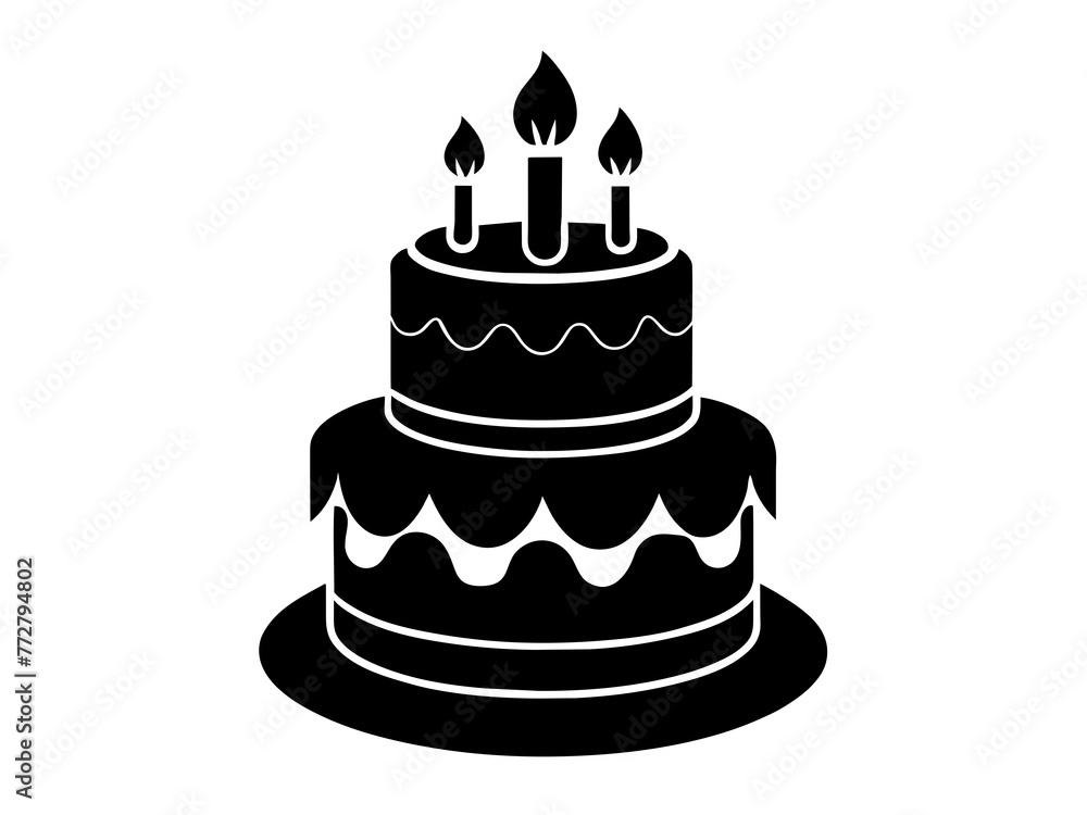 birthday cake with candles birthday cake with candles
