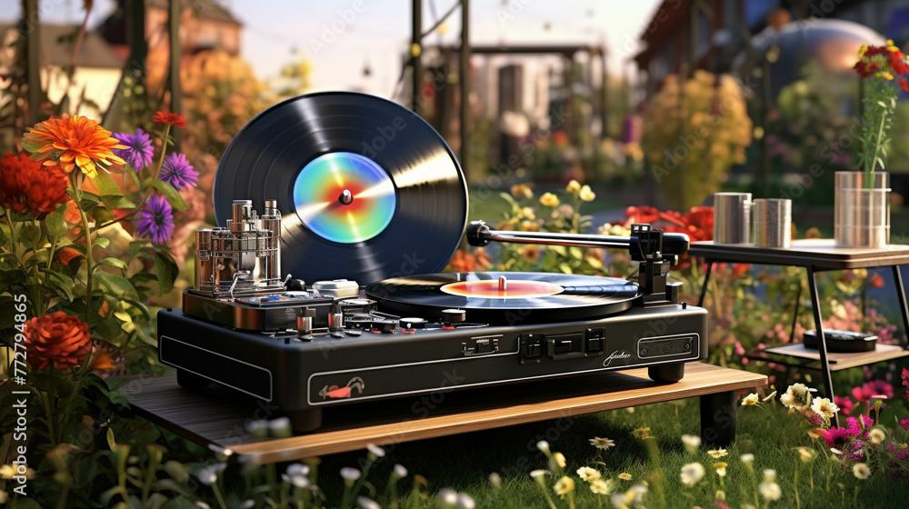 Naklejka premium wheel in the park high definition(hd) photographic creative image