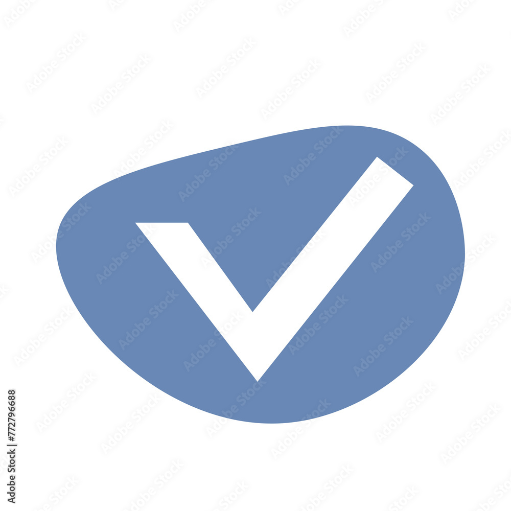 tick object. verification. success. check. notification. suitable for business themes. flat vector illustration. tick object. verification. success. check. notification. suitable for business themes. flat vector illustration.