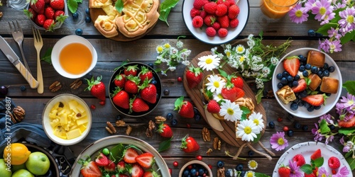 Wallpaper Mural Flower for celebration concept for mother day food Torontodigital.ca