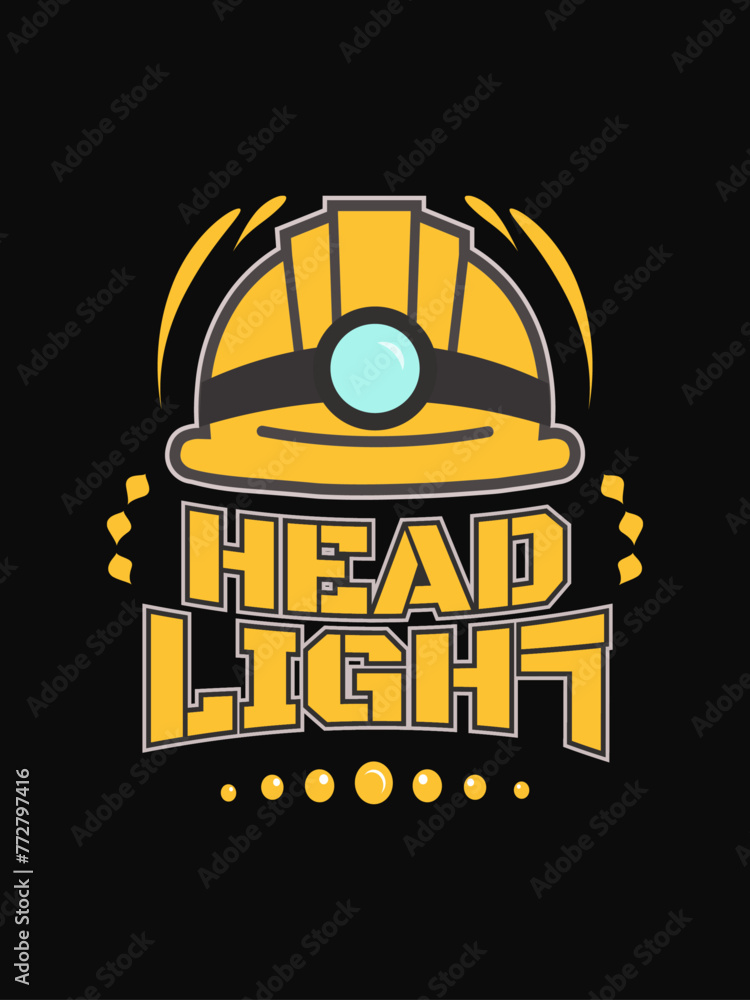 Unique and Trendy Head light T-Shirt Design Unique and Trendy Head light T-Shirt Design