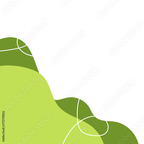 Blob Green Corner