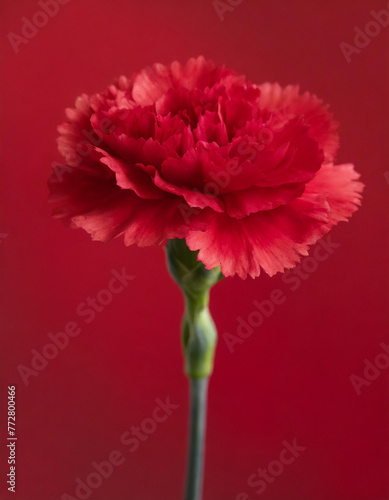 Closeup of red carnation © Aarón