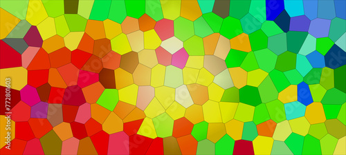 Abstract colorful mosaic texture background. stained glass gradient background. 