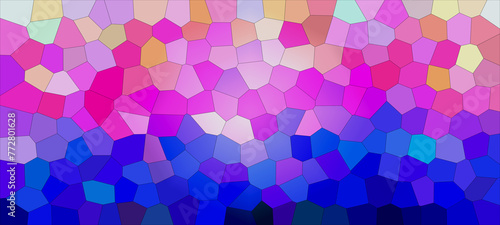Abstract colorful mosaic texture background. vintage stained glass illustration