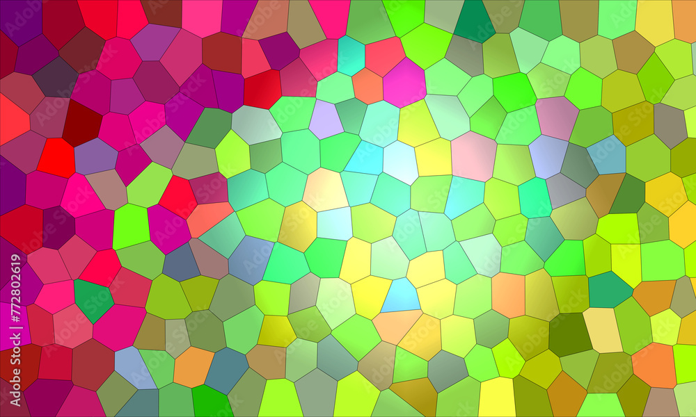 custom made wallpaper toronto digital4K abstract colorful mosaic texture background. purple, green, yellow and green collage.