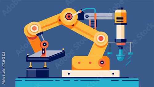 A detailed shot of a robotic arm embling intricate parts for a new product design showcasing the precision and speed of microfactories in