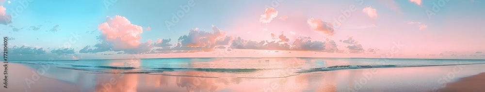 Obraz premium Blurry Building in Water