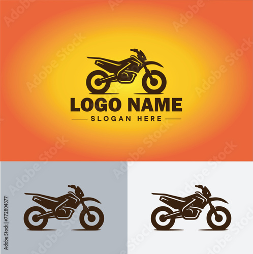 Bike logo icon vector for business brand app icon motorcycle sports bike cycling race logo template