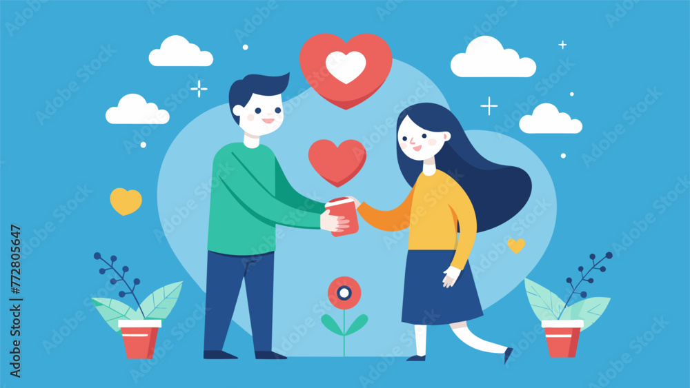 A romantic partner expresses their love and devotion through small acts of kindness and consistent support helping to build a secure and A romantic partner expresses their love and devotion through small acts of kindness and consistent support helping to build a secure and