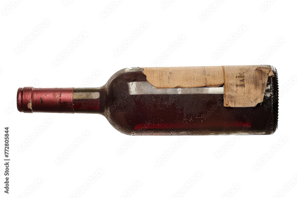 Bottle of Wine With Cork
