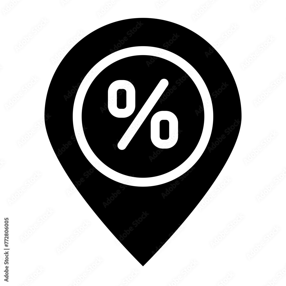 Discount Location Icon Discount Location Icon