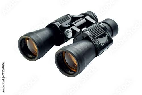 A Pair of Binoculars on a White Background