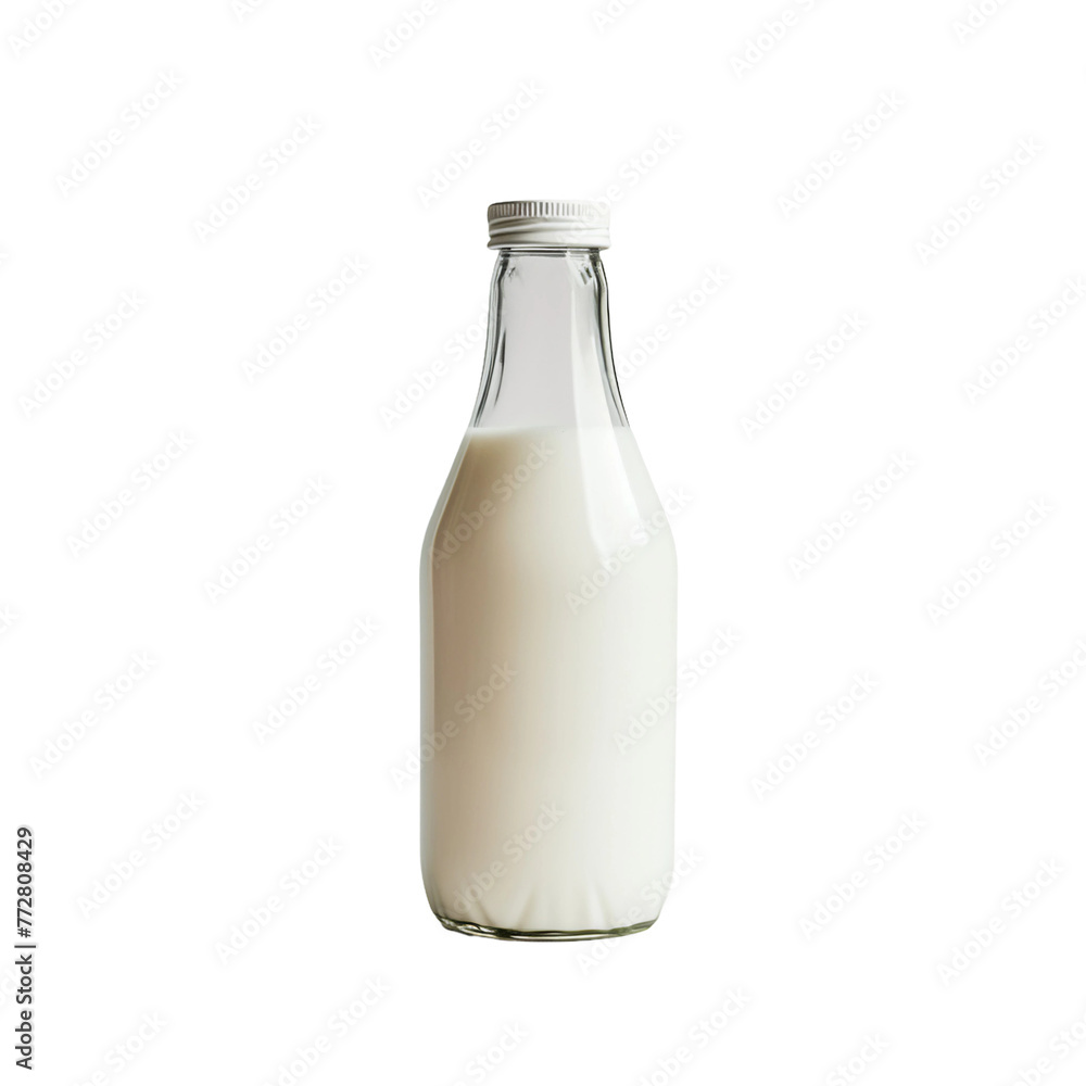 Transparent Isolated Milk Bottle Milk Glasses Object Food Tumbler Transparent Isolated Milk Bottle Milk Glasses Object Food Tumbler