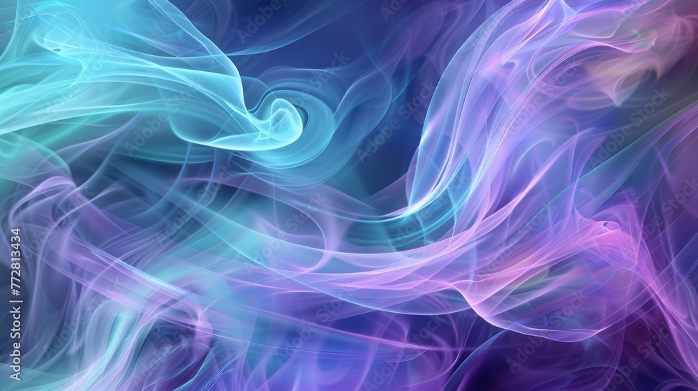Abstract colorful smoke patterns on a dark background Abstract colorful smoke patterns on a dark background