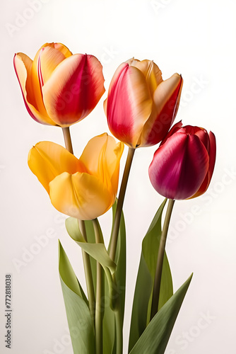 tulip flowers poster background