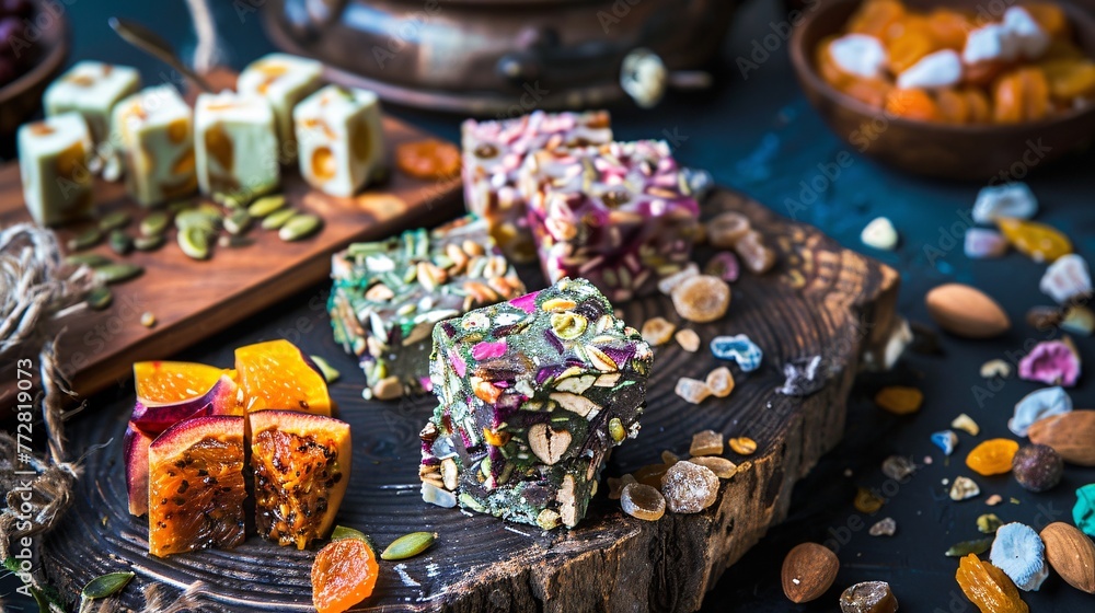 Nutritious plant-based treats made from dehydrated fruits.