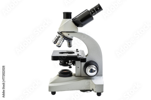 Microscope With Two Microscopes on Top