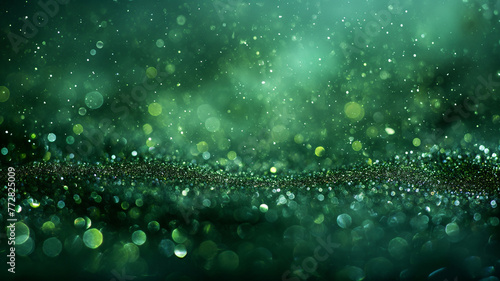 A green background with many small green dots photo