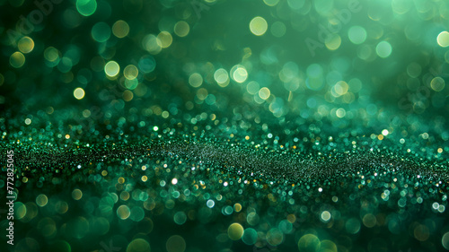 A green background with many small green dots