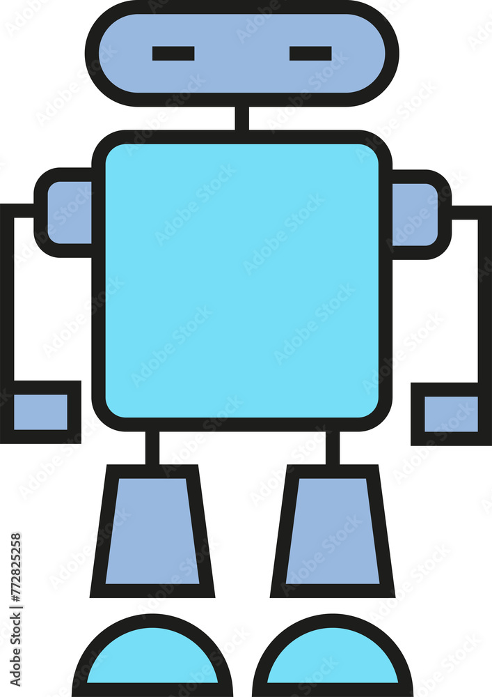 Cartoon Robot Character