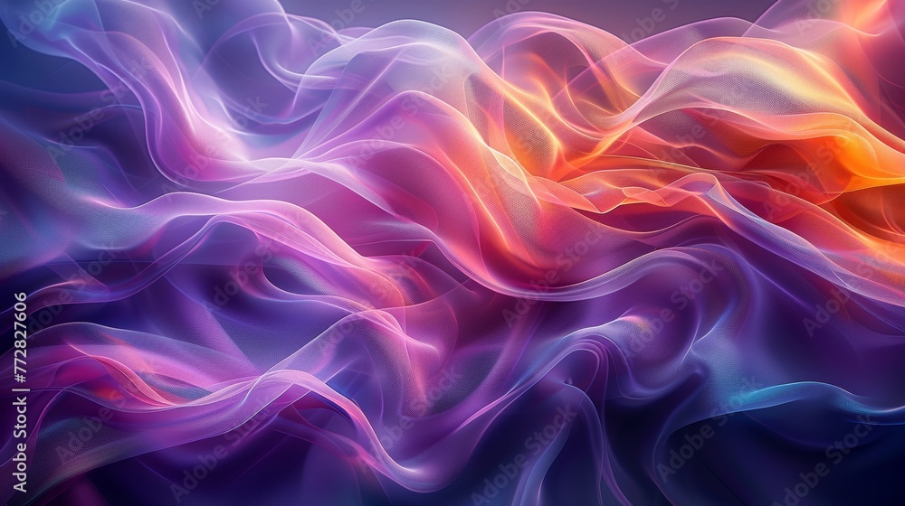 Abstract colorful wave background