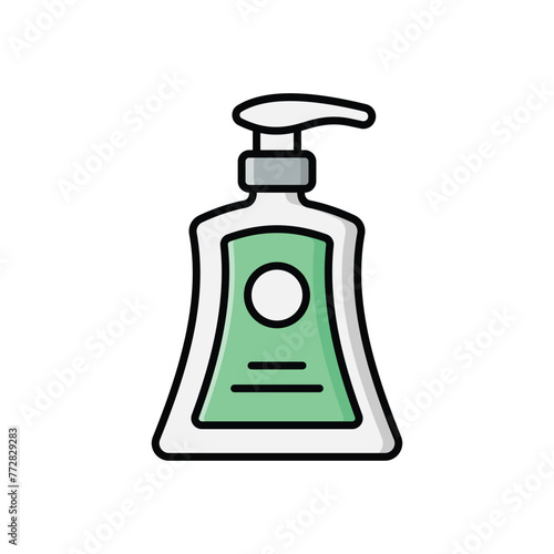 Color Line Handwash vector icon