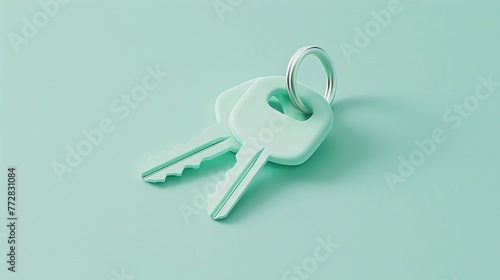 a close up of a key