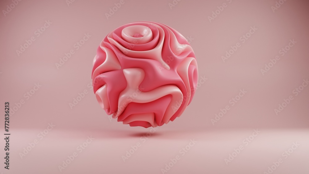Petal Orb: Sculptural Bloom in Soft Pink Petal Orb: Sculptural Bloom in Soft Pink