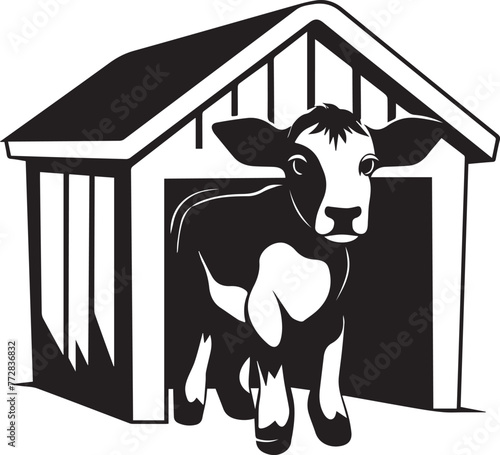 Calf Hutch Vector
