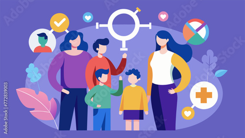 A family navigating the challenges of having a nonbinary or transgender member requiring open communication and negotiation of gender norms and