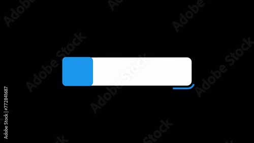 Blue Color Lower Third Banner Animation