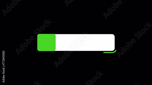 Green Color Lower Third Banner Animation