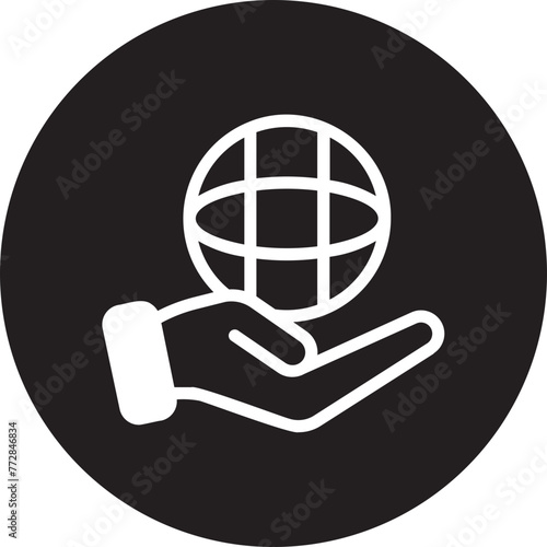enviroment glyph icon
