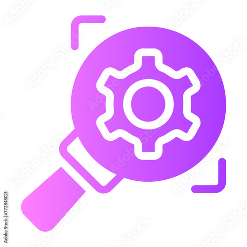 curiosity gradient icon