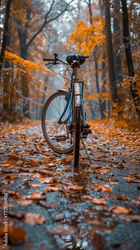 a bike in the forest © cristian