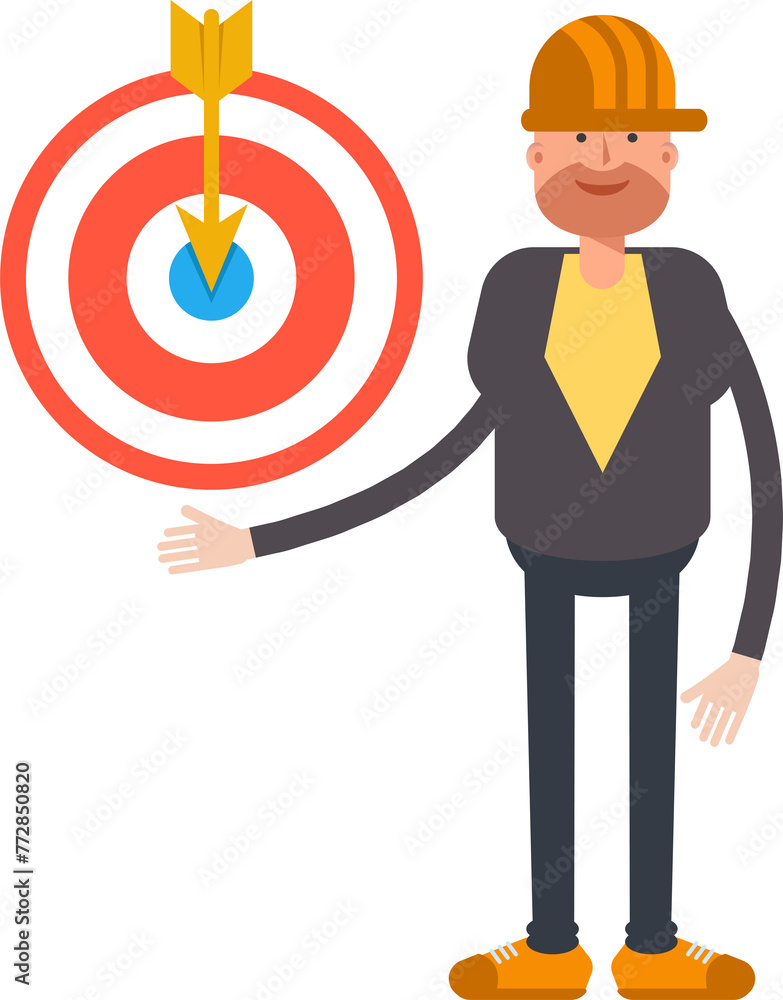Engineer Character Holding Dart
Engineer Character Holding Dart