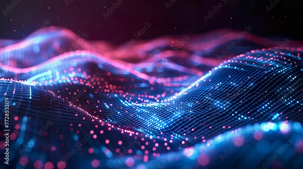 custom made wallpaper toronto digitalAbstract digital background. Can be used for technological processes, neural networks and AI, digital storages, sound and graphic forms, science, education
