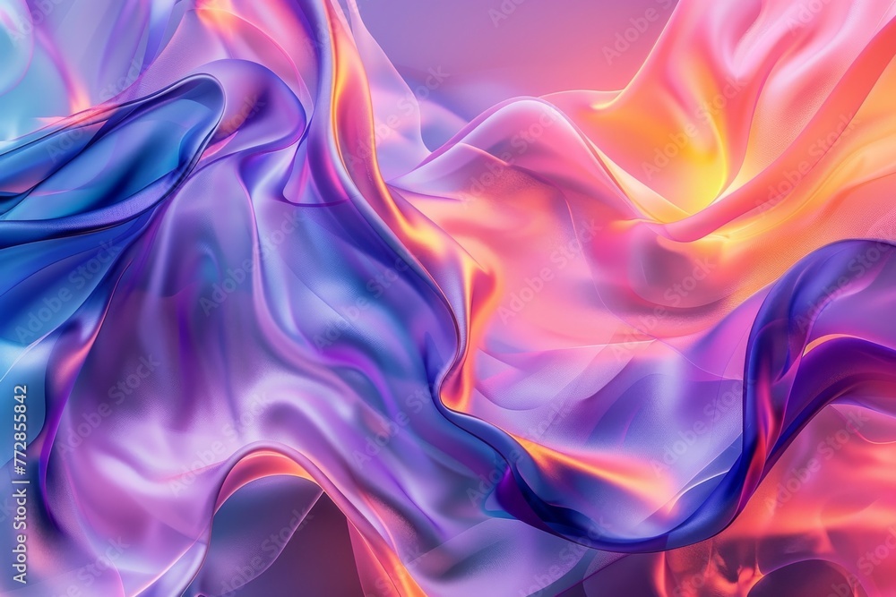 Obraz premium Mystical holographic marble texture backdrop