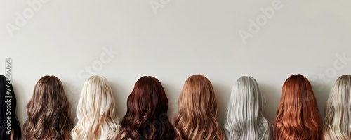 Variety of hair colors on display