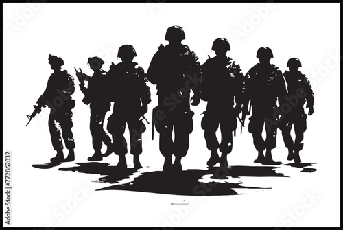 Veterans Army Soldier Silhouette Clip art Vector, Soldier Silhouette Images, Military Silhouette Images