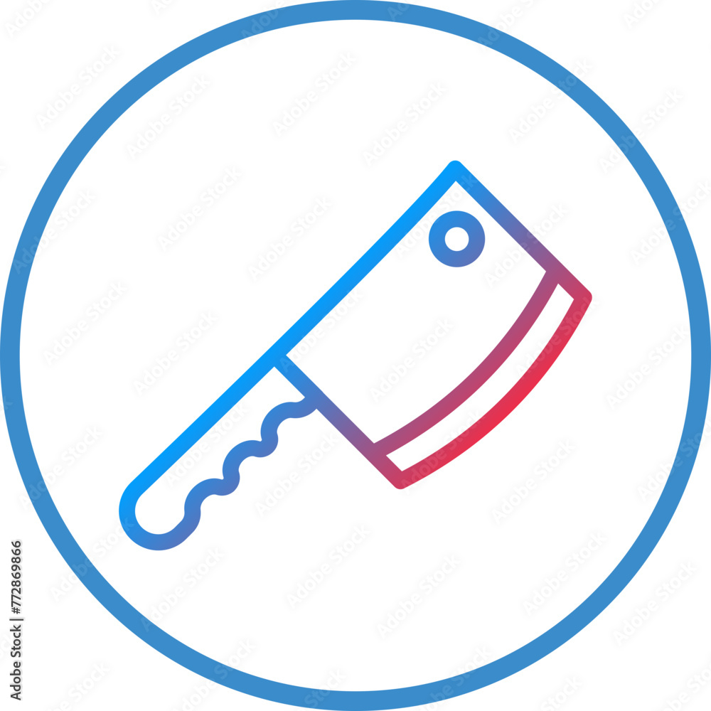 Vector Design Cleaver Icon Style Vector Design Cleaver Icon Style