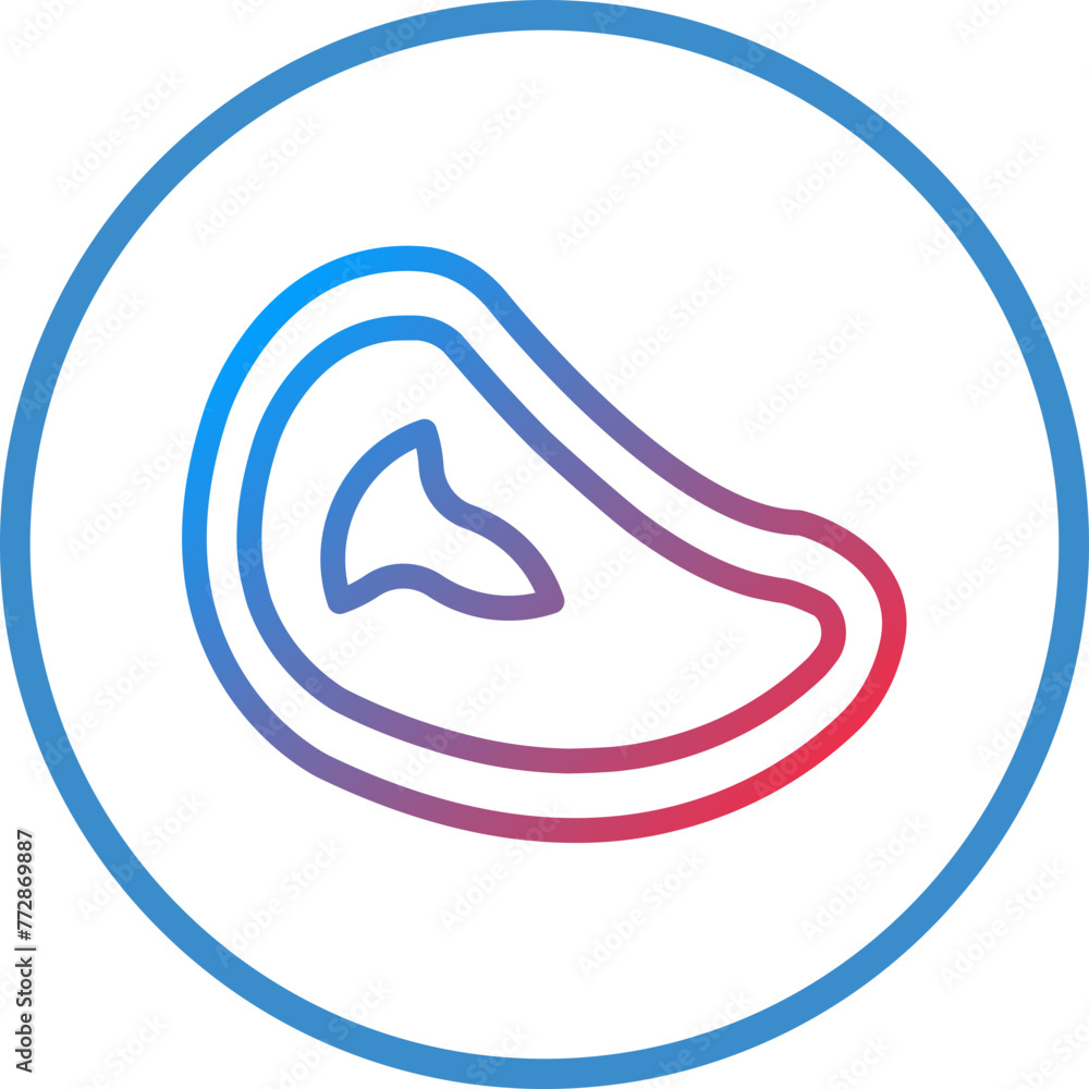 Fototapeta premium Vector Design Tbone Icon Style