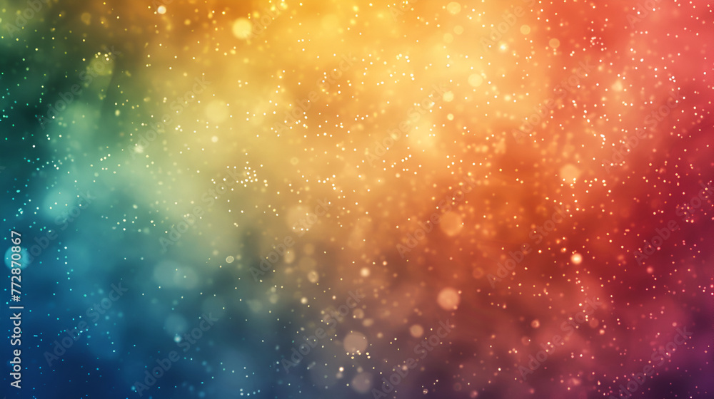 Multicolored gradient abstract background. Bokeh lights on pink, blue and its mixtures ,Abstract background with bokeh. Soft light defocused spots
 - obrazy, fototapety, plakaty 